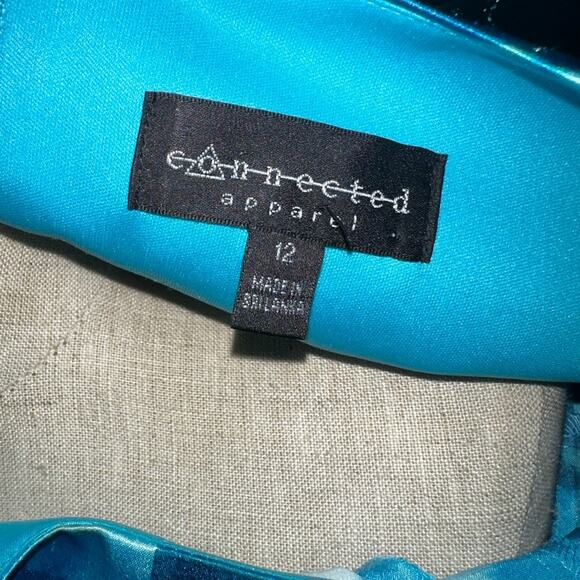 CONNECTED APPAREL Shades of Blue Dress Size 12 New - Picture 9 of 10